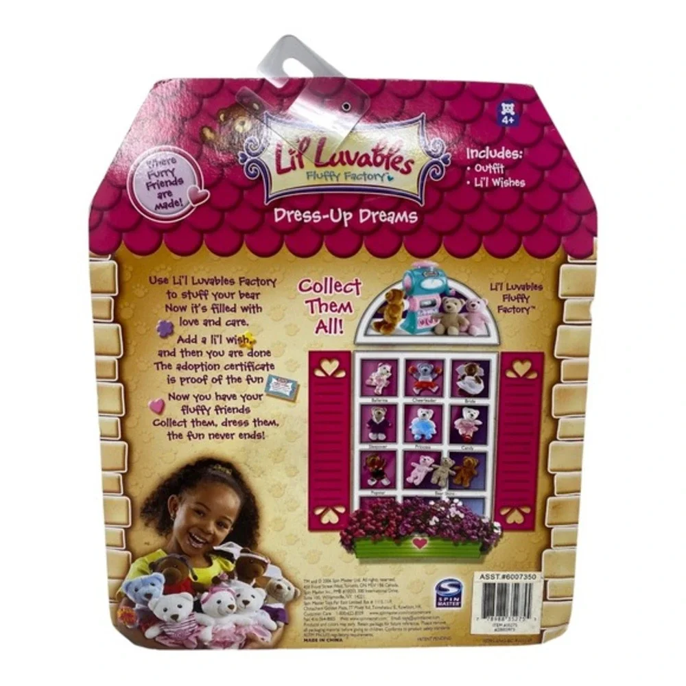 (Pack of 3) Lil Luvables‎ Fluffy Factory Bear Wear Dress Up Costumes Outfits New